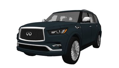 超精细汽车模型 英菲尼迪 Infiniti QX80